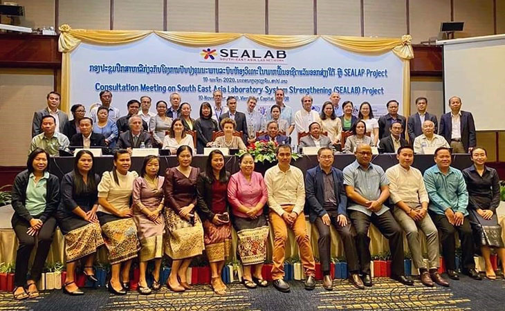 The first consultation meeting for the SEALAB project held on November 10, 2020 in Vientiane